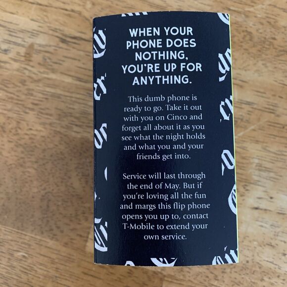 Jose Cuervo Tequila Mobile Cell Phone Flip With Service 2024 T-Mobile New - Picture 4 of 4